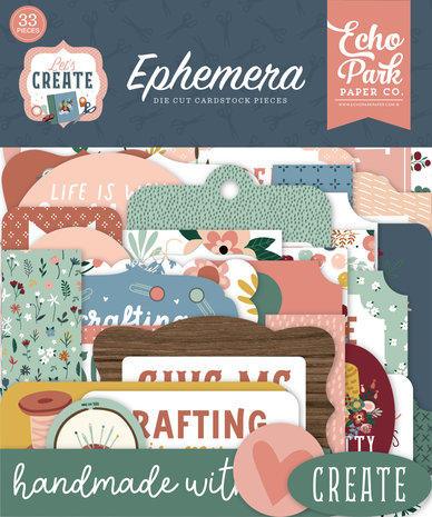 Echo Park Let's Create Ephemera (LC283024) (DISCONTINUED) Echo Park Let's Create Ephemera (LC283024) (DISCONTINUED)