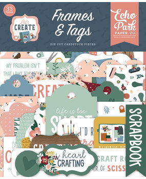 Echo Park Let's Create Frames & Tags (LC283025) (OUTLET)