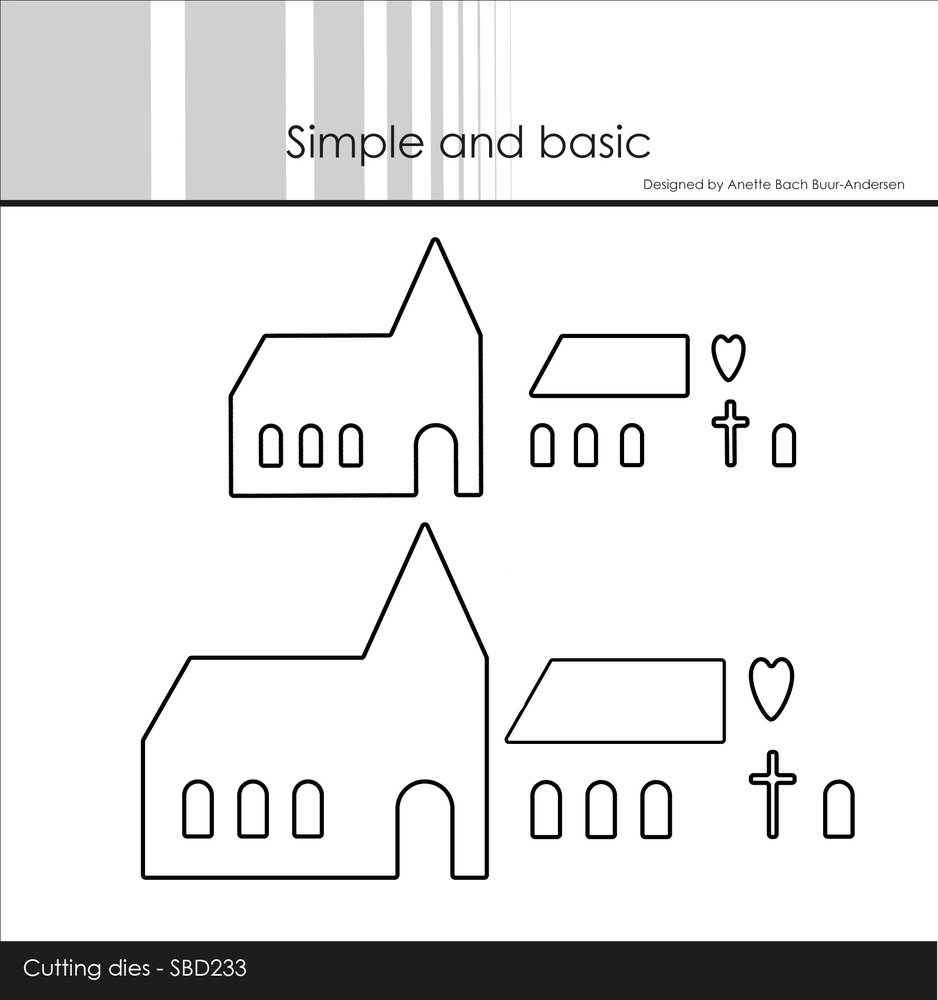 Simple and Basic Church Cutting Dies (SBD233) (OUTLET)