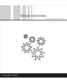 Simple and Basic Fantasy Flower #2 Cutting Dies (SBD236) (DISCONTINUED)