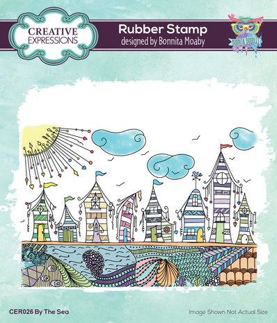 Creative Expressions Bonnita Moaby Rubber Stamp A6 By The Sea (CER026) (OUTLET)