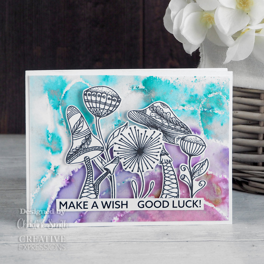 Creative Expressions Bonnita Moaby Rubber Stamp A6 Mushroom Lane (CER027) (OUTLET)