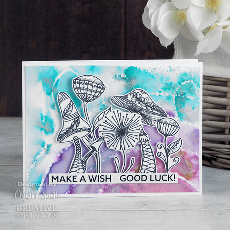 Creative Expressions Bonnita Moaby Rubber Stamp A6 Mushroom Lane (CER027) (OUTLET)