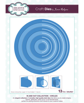 Creative Expressions Jamie Rodgers Craft Die In and Out Collection Circles (CEDJR021) (OUTLET)