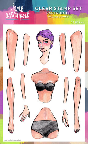 Creative Expressions Jane Davenport Clear Stamp Paper Doll (CEJDCS007) (OUTLET) Creative Expressions Jane Davenport Clear Stamp Paper Doll (CEJDCS007) (OUTLET)