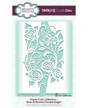 Creative Expressions Paper Cuts Bees & Blooms Double Edger (CEDPC1200) (OUTLET)