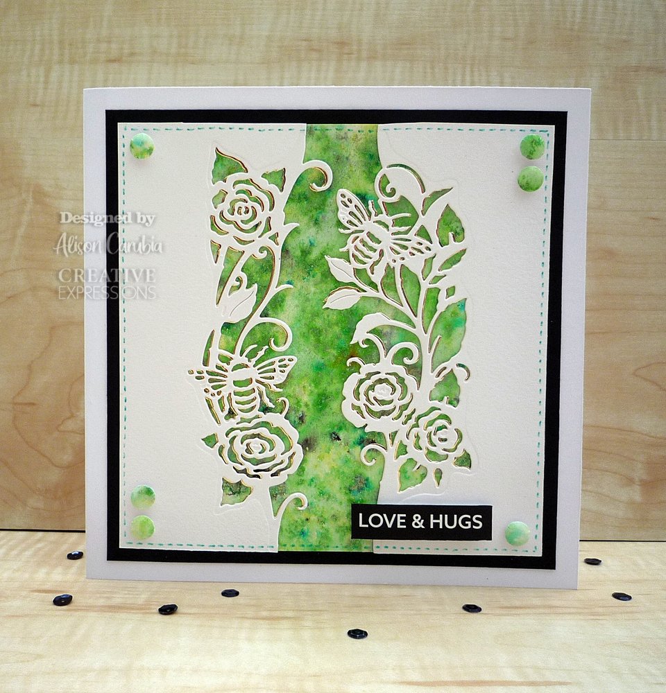 Creative Expressions Paper Cuts Bees & Blooms Double Edger (CEDPC1200) (OUTLET)