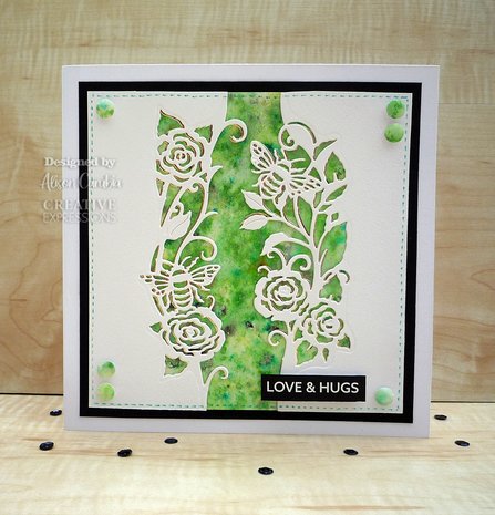 Creative Expressions Paper Cuts Bees & Blooms Double Edger (CEDPC1200) (OUTLET)