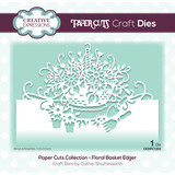 Creative Expressions Paper Cuts Floral Basket Edger (CEDPC1203) (OUTLET)