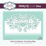 Creative Expressions Paper Cuts Floral Spray Edger (CEDPC1201) (OUTLET)