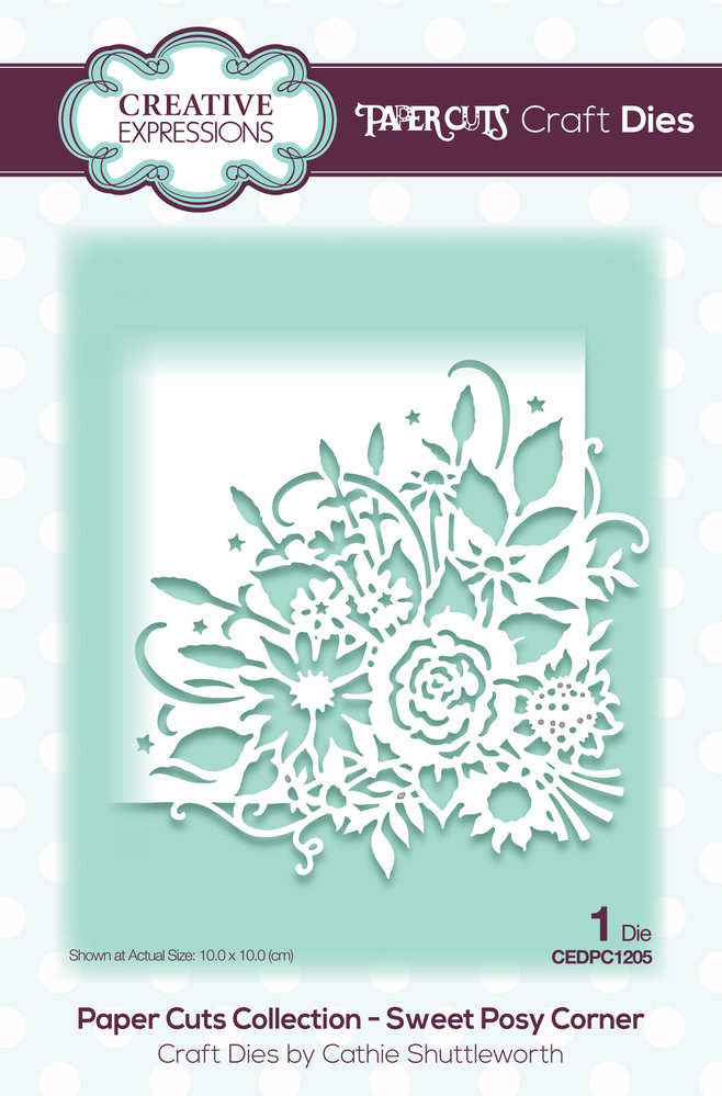 Creative Expressions Paper Cuts Sweet Posy Corner (CEDPC1205) (OUTLET)