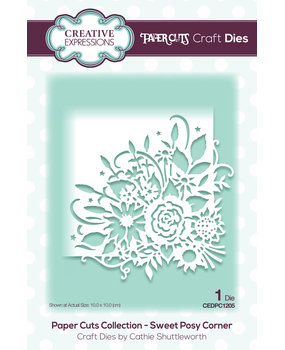 Creative Expressions Paper Cuts Sweet Posy Corner (CEDPC1205) (OUTLET)