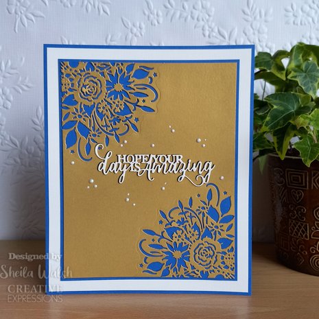 Creative Expressions Paper Cuts Sweet Posy Corner (CEDPC1205) (OUTLET)