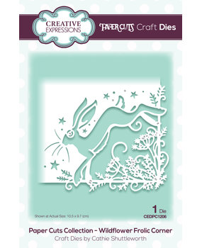 Creative Expressions Paper Cuts Wildflower Frolic Corner (CEDPC1206) (OUTLET)