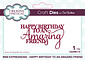 Sue Wilson Craft Die Mini Expressions Happy Birthday To An Amazing Friend (CEDME119) (OUTLET) Sue Wilson Craft Die Mini Expressions Happy Birthday To An Amazing Friend (CEDME119) (OUTLET)