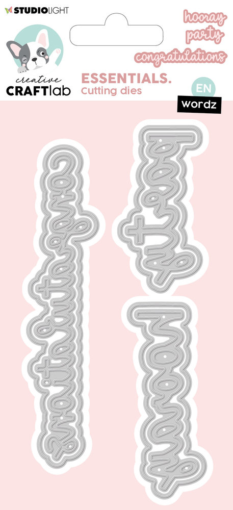 Creative Craftlab Essentials Cutting Dies Wordz EN Congratulations (CCL-ES-CD268) (OUTLET) Creative Craftlab Essentials Cutting Dies Wordz EN Congratulations (CCL-ES-CD268) (OUTLET)