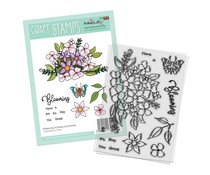 Polkadoodles Blooming Blossom Flower Clear Stamps (PD8663)