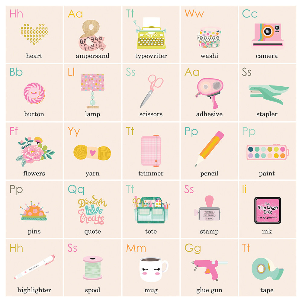 Simple Stories Let's Get Crafty Collection Kit (17200) (DISCONTINUED)