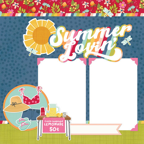 Simple Stories Summer Lovin' Simple Pages Page Kit (17328) (DISCONTINUED)