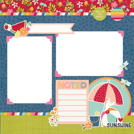 Simple Stories Summer Lovin' Simple Pages Page Kit (17328) (DISCONTINUED)
