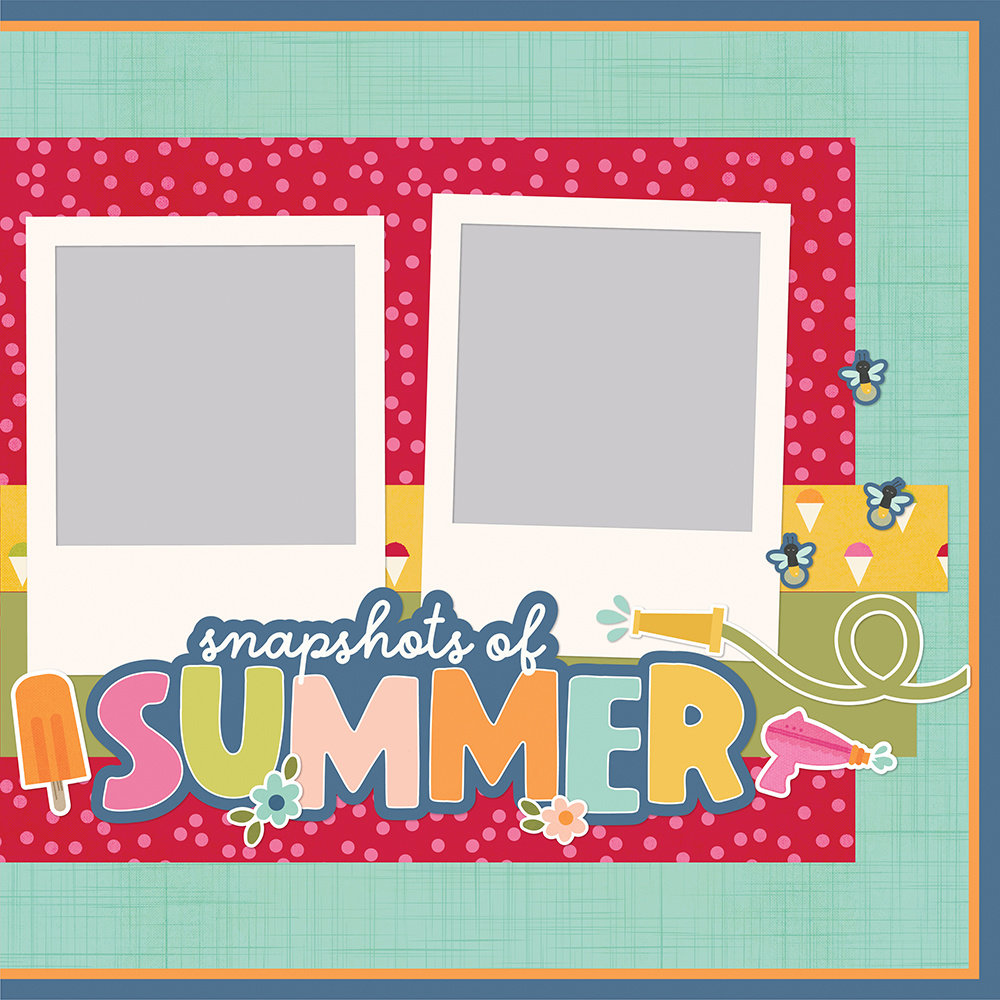 Simple Stories Summer Lovin' Simple Pages Page Kit (17328) (DISCONTINUED)