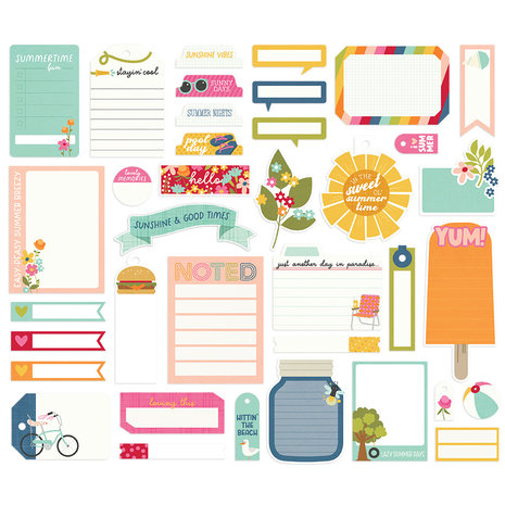 Simple Stories Summer Lovin' Journal Bits (17318) (DISCONTINUED)