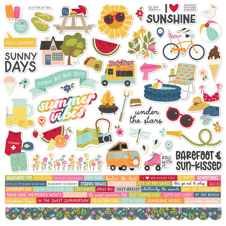 Simple Stories Summer Lovin' Collection Kit (17300) (OUTLET)