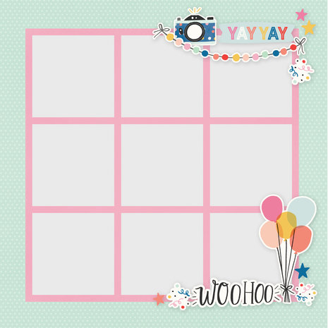 Simple Stories Celebrate! Simple Pages Page Pieces (17428) (DISCONTINUED)