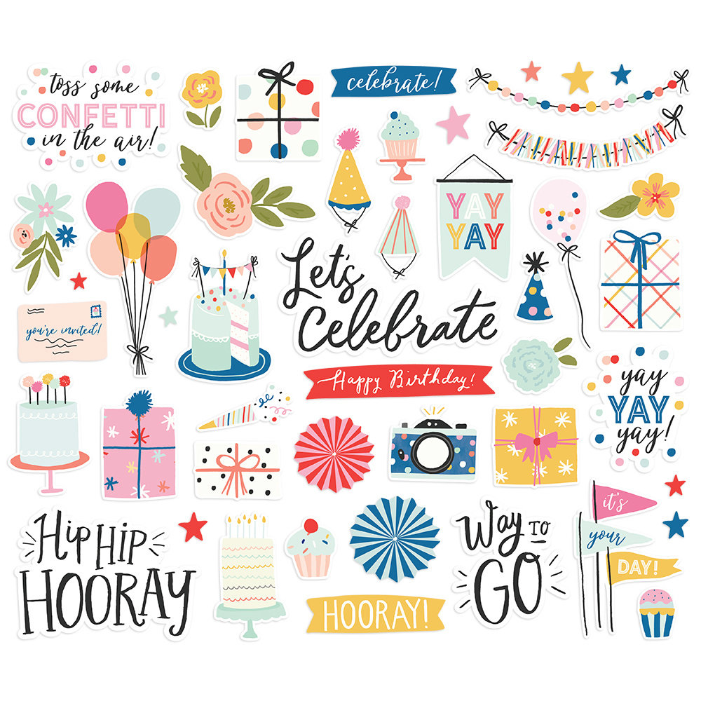 Simple Stories Celebrate! Bits & Pieces (17417) (DISCONTINUED)