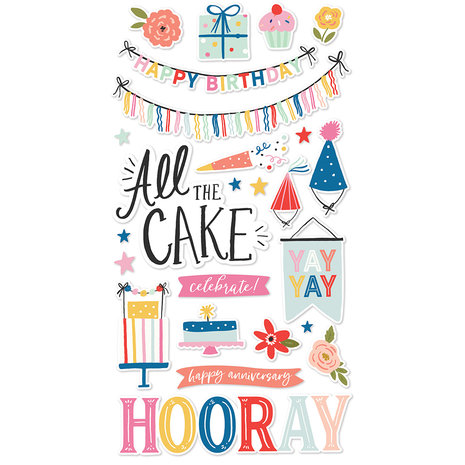 Simple Stories Celebrate! 6x12 Inch Chipboard (17416) (DISCONTINUED)