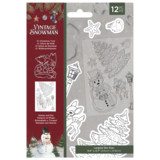 Crafter's Companion Vintage Snowman Stamp & Die O' Christmas Tree (VINSN-STD-OCHRT) (OUTLET)