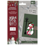 Crafter's Companion Vintage Snowman Stamp & Die Jolly Snowman (VINSN-STD-JOLSN) (OUTLET)