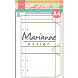 Marianne Design Craft Stencil A4 Shopping Bag (PS8120) (DISCONTINUED)