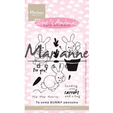 Marianne Design Clear Stamps Eline's Animals Cute Animals Bunnies (EC0178) (DISCONTINUED)