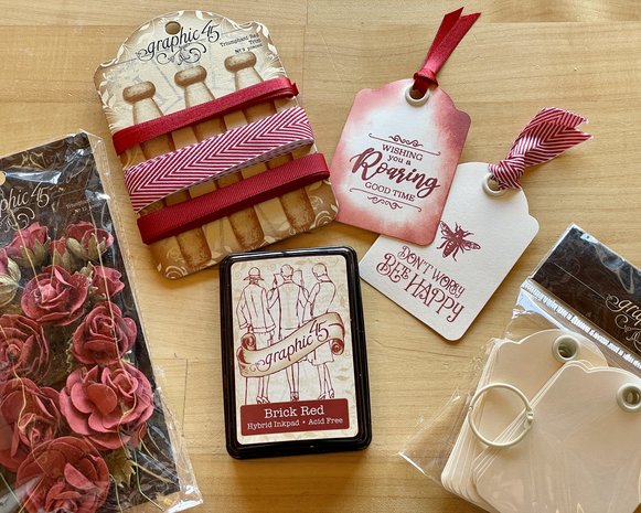 Graphic 45 Hybrid Inkpad Brick Red (4502392) (OUTLET) Graphic 45 Hybrid Inkpad Brick Red (4502392) (OUTLET)