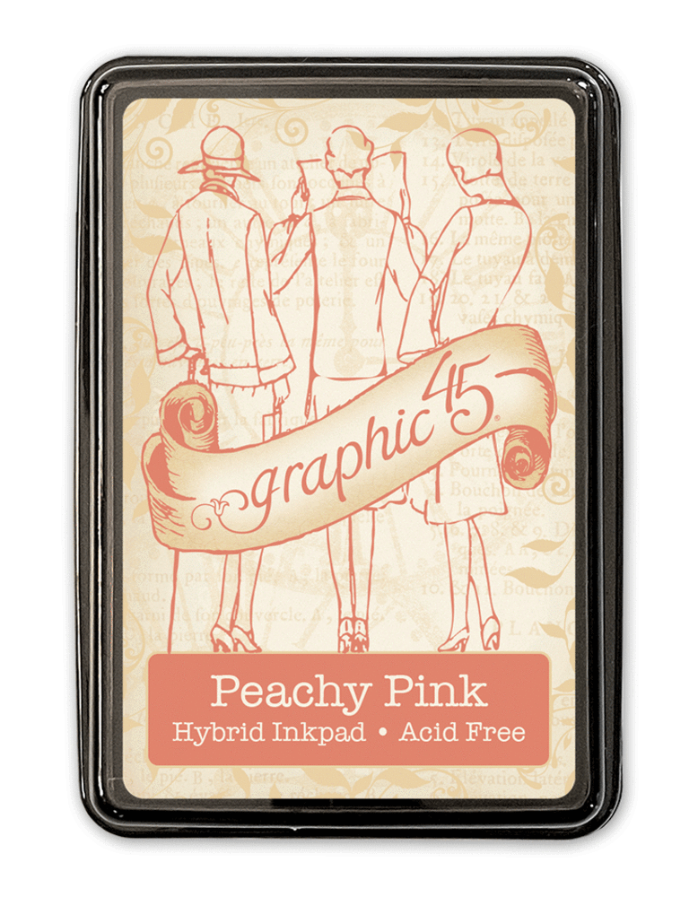 Graphic 45 Hybrid Inkpad Peachy Pink (4502391) (OUTLET)
