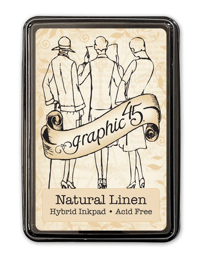 Graphic 45 Hybrid Inkpad Natural Linen (4502390) (OUTLET)