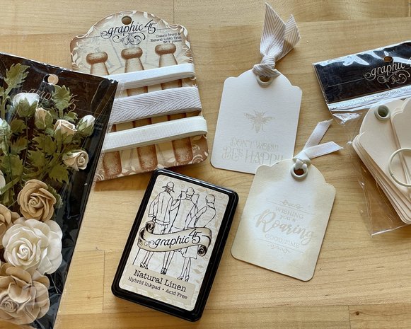 Graphic 45 Hybrid Inkpad Natural Linen (4502390) (OUTLET) Graphic 45 Hybrid Inkpad Natural Linen (4502390) (OUTLET)