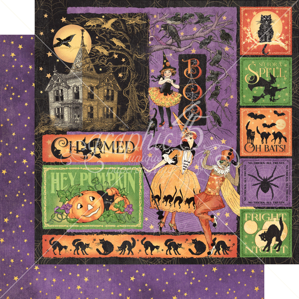 Graphic 45 Charmed 12x12 Inch Collection Pack (4502470) (DISCONTINUED) Graphic 45 Charmed 12x12 Inch Collection Pack (4502470) (DISCONTINUED)