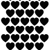 IndigoBlu All Heart 6x3 Inch Stencil (IND0983) IndigoBlu All Heart 6x3 Inch Stencil (IND0983)