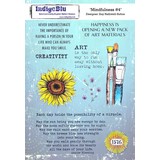 IndigoBlu Mindfulness 4 A5 Rubber Stamps (IND0976) (OUTLET)