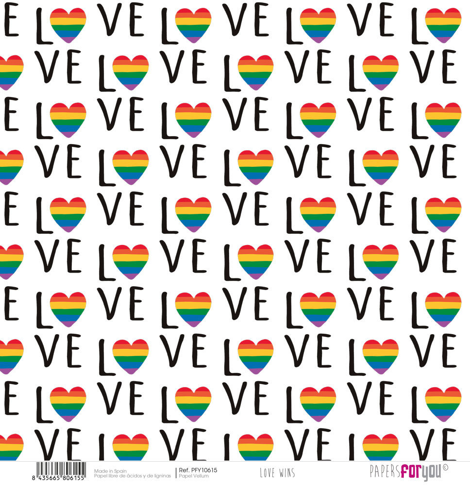 Papers For You Love Wins Vellum Paper Pack (6pcs) (PFY-10614) (DISCONTINUED) Papers For You Love Wins Vellum Paper Pack (6pcs) (PFY-10614) (DISCONTINUED)