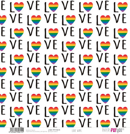 Papers For You Love Wins Vellum Paper Pack (6pcs) (PFY-10614) (DISCONTINUED) Papers For You Love Wins Vellum Paper Pack (6pcs) (PFY-10614) (DISCONTINUED)