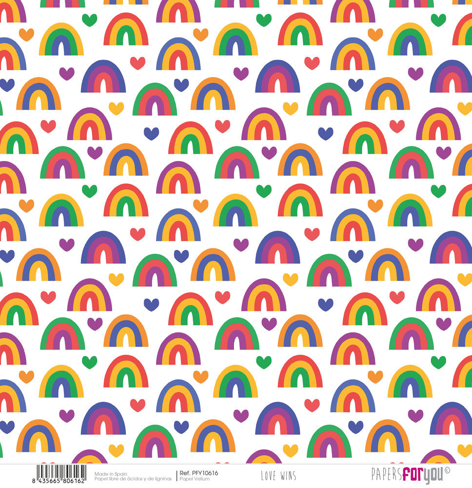 Papers For You Love Wins Vellum Paper Pack (6pcs) (PFY-10614) (DISCONTINUED) Papers For You Love Wins Vellum Paper Pack (6pcs) (PFY-10614) (DISCONTINUED)