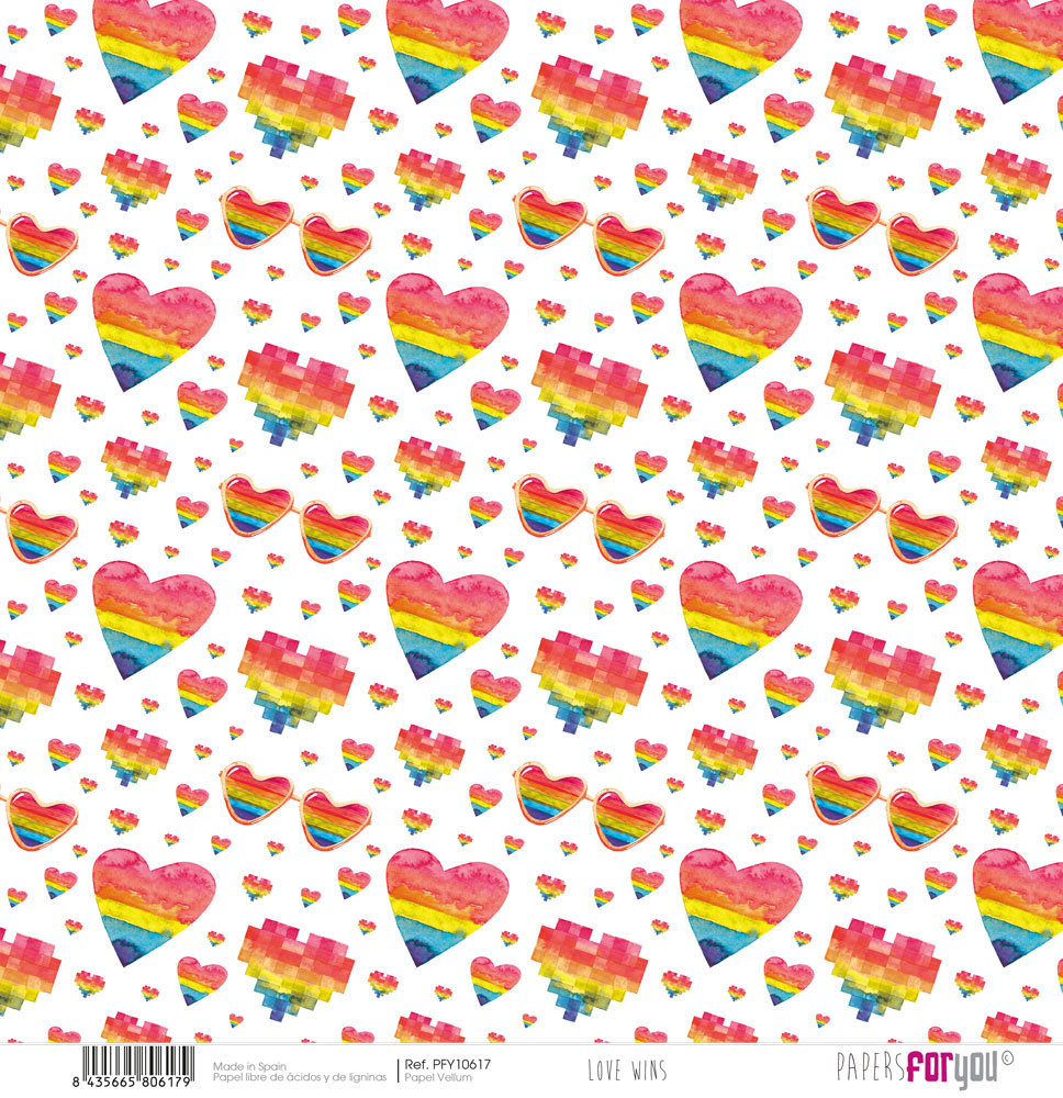 Papers For You Love Wins Vellum Paper Pack (6pcs) (PFY-10614) (DISCONTINUED) Papers For You Love Wins Vellum Paper Pack (6pcs) (PFY-10614) (DISCONTINUED)