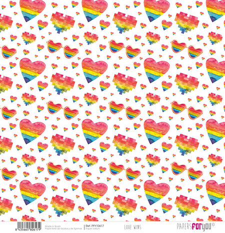 Papers For You Love Wins Vellum Paper Pack (6pcs) (PFY-10614) (DISCONTINUED) Papers For You Love Wins Vellum Paper Pack (6pcs) (PFY-10614) (DISCONTINUED)