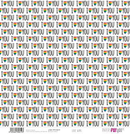 Papers For You Love Wins Vellum Paper Pack (6pcs) (PFY-10614) (DISCONTINUED) Papers For You Love Wins Vellum Paper Pack (6pcs) (PFY-10614) (DISCONTINUED)