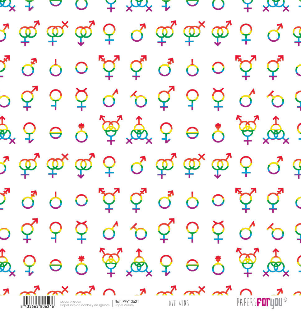 Papers For You Love Wins Vellum Paper Pack (6pcs) (PFY-10614) (DISCONTINUED) Papers For You Love Wins Vellum Paper Pack (6pcs) (PFY-10614) (DISCONTINUED)