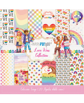 Papers For You Love Wins Mini Scrap Paper Pack (20pcs) (PFY-10632) (DISCONTINUED) Papers For You Love Wins Mini Scrap Paper Pack (20pcs) (PFY-10632) (DISCONTINUED)