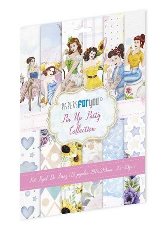 Papers For You Pin Up Party Rice Paper Kit (12 pcs) (PFY-10434) (DISCONTINUED) Papers For You Pin Up Party Rice Paper Kit (12 pcs) (PFY-10434) (DISCONTINUED)